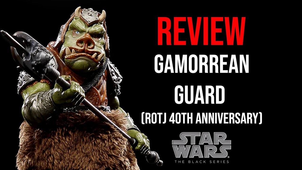 Ep250 Star Wars The Black Series Gamorrean Guard (ROTJ 40th Anniversary) REVIEW