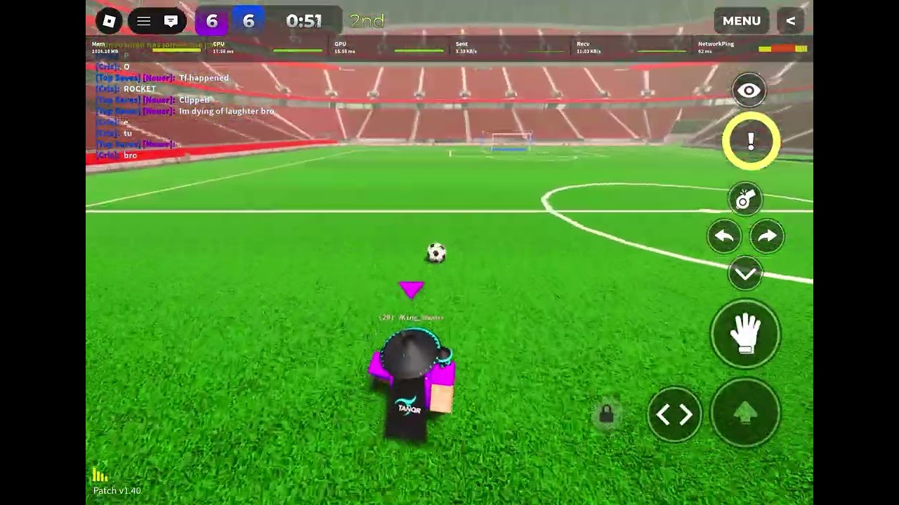 Touchline with Cris