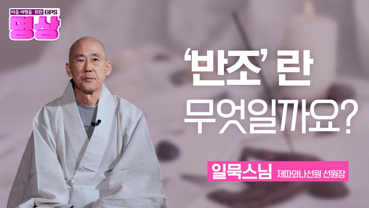 반조에 대해 알아보고 사유할 때 가장 중요한 과정에는 무엇이 있는지 알아봅시다!🧘🏻‍♀️  [마음 여행을 위한 GPS 명상 56화]