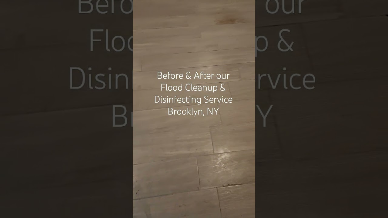 Floor Cleanup after a Flood. #ecocleaningpro #brooklynny #queensnyc #manhattannyc #floodcleanup