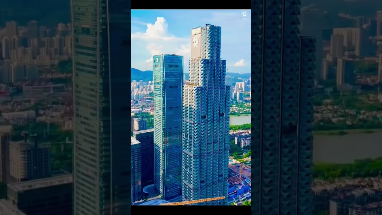 ✨ Shenzhen City Aerial View 2025 | Futuristic Skyline & Tall Skyscrapers #shorts #china