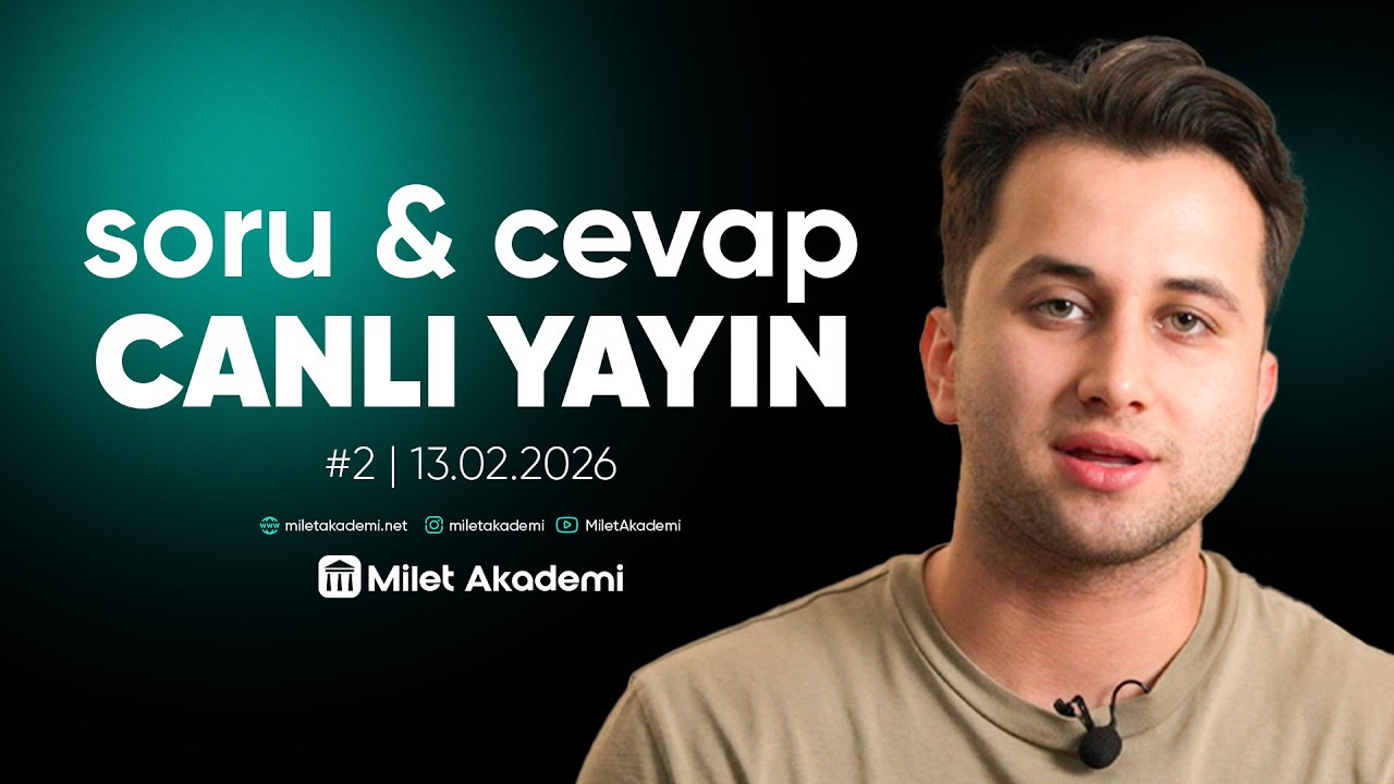 Soru Cevap Canlı Yayını | 13.02.2026