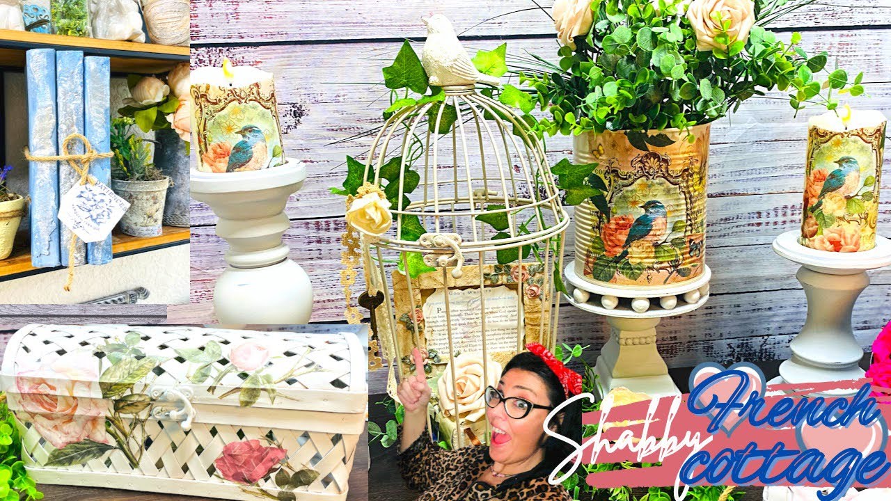 FRENCH COTTAGE / SHABBY CHIC decor from thrifted goods and old decor