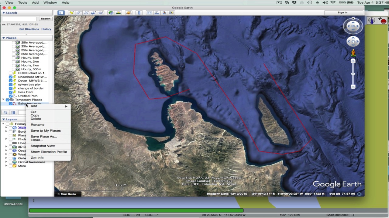 Convert Google Earth Path to GPX Route