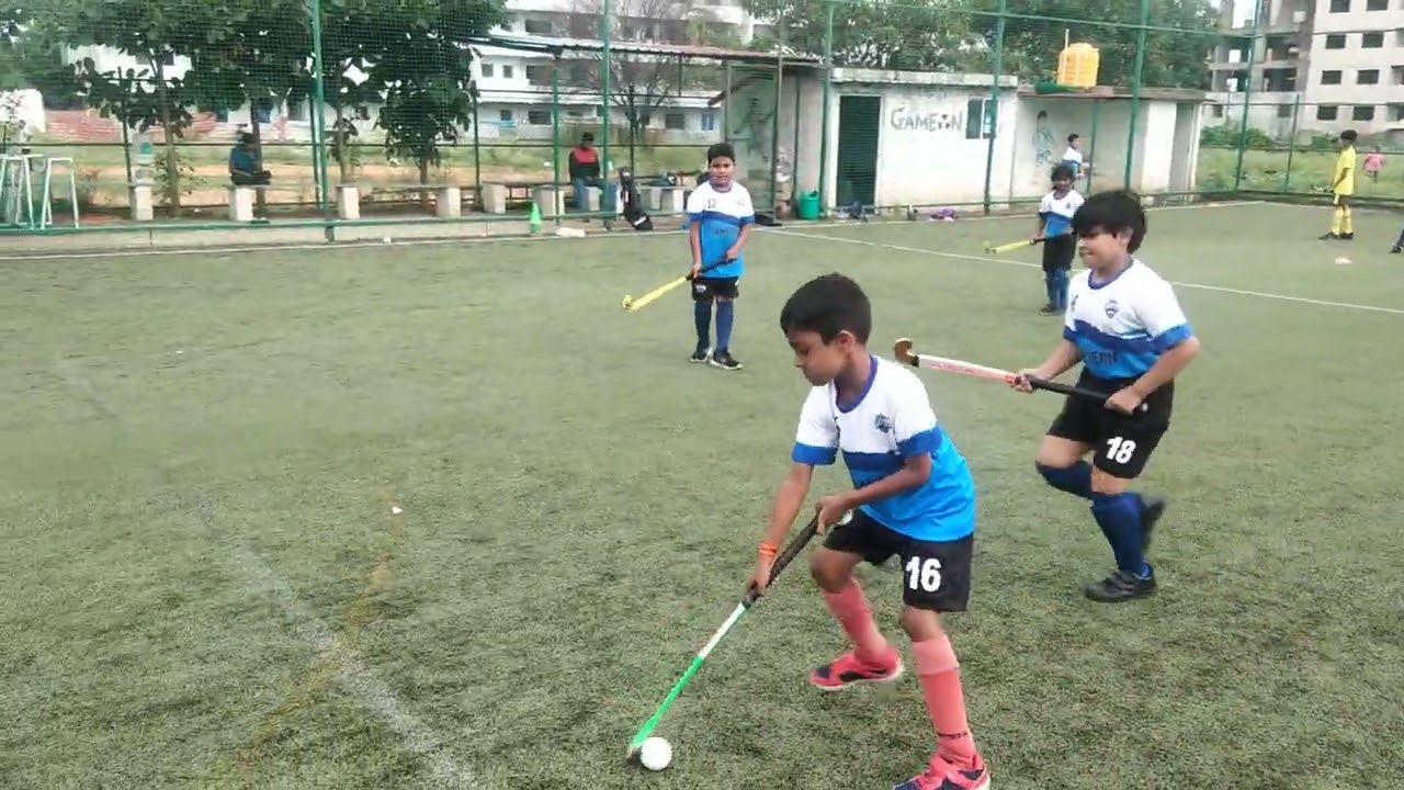 Kids Having fun game @ field hockey #games
