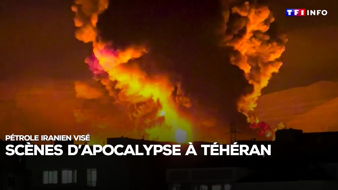 Pétrole iranien visé : scènes d’apocalypse à Téhéran｜TF1 INFO