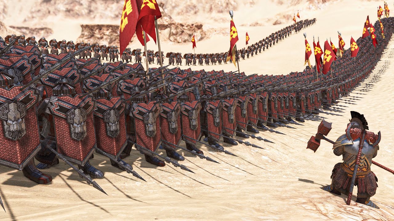 Iron Hills Defiance: 1000 Dwarves vs 1000 Isengard Orcs | LOTR Mod Battle