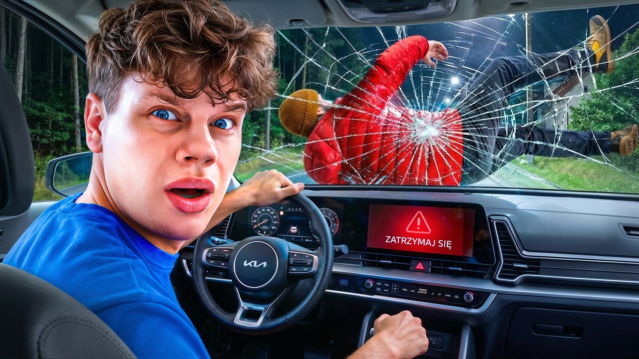 POTRĄCIŁEM KOGOŚ AUTEM!🤕🚗