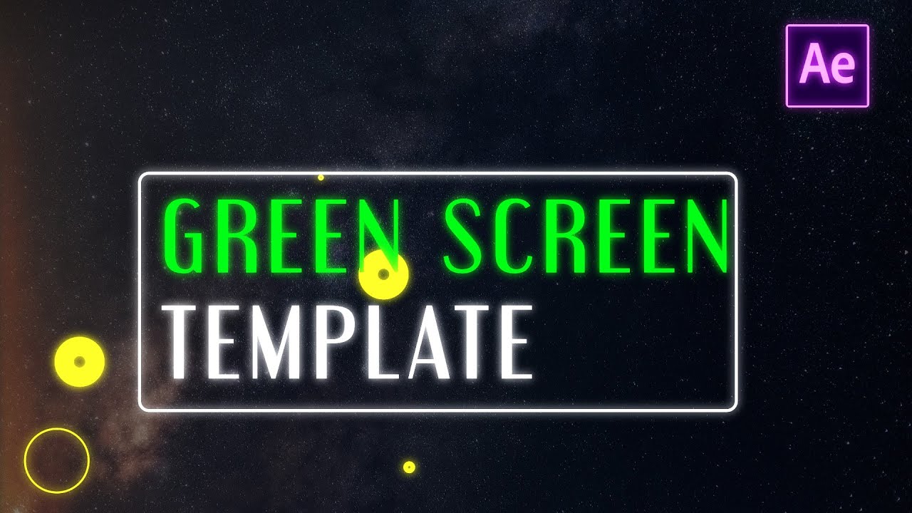 Circle Explosion -| After Effects | Green Screen Templates | HD |