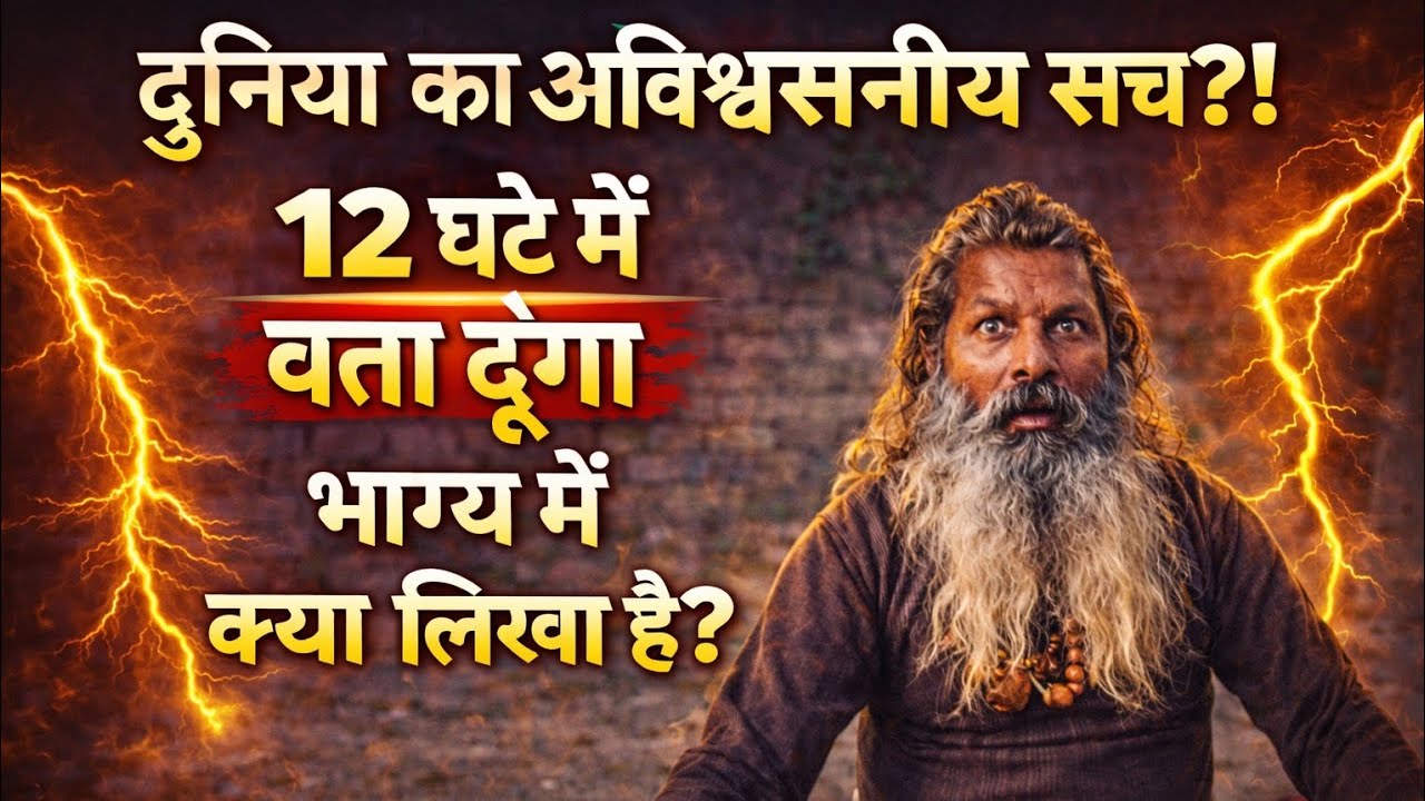 12 घंटे में बता दूंगा भाग्य में क्या लिखा है? #satsang #brajkesant @Brajeshkumargaur #sadhubani 