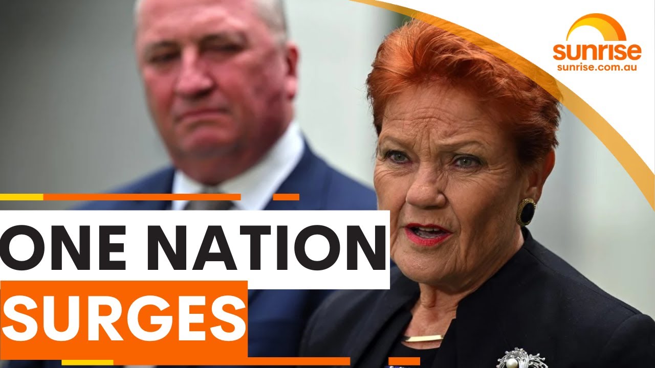 One Nation surges ahead of coalition in polls | Sunrise