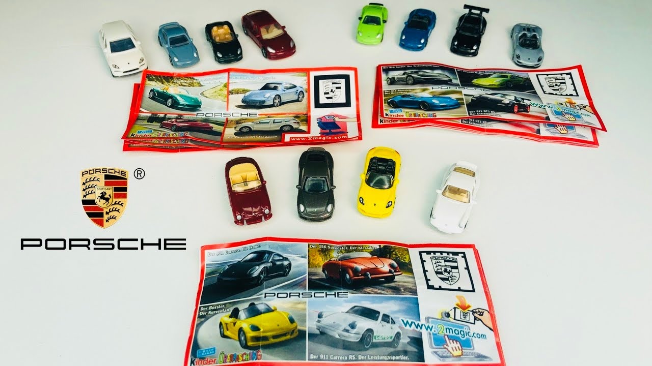PORSCHE Kinder Surprise ПОРШЕ Киндер Сюрприз Все коллекции