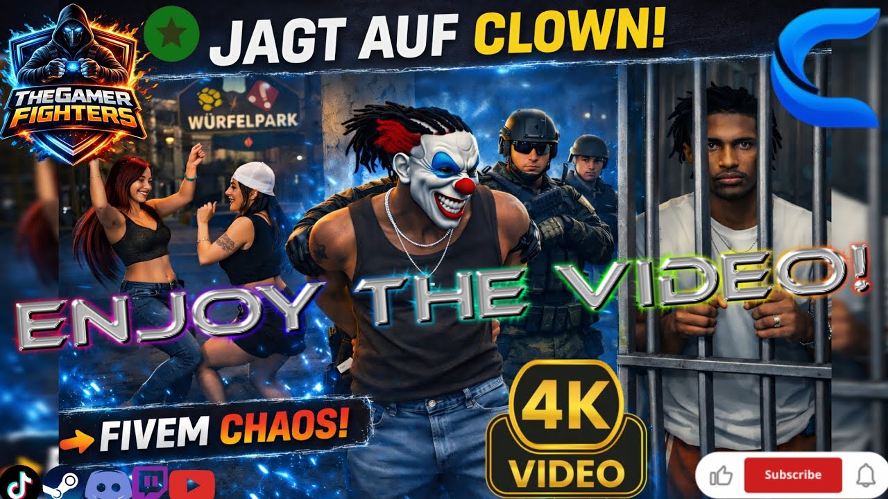 Jagd auf den Clown 🤡 | FiveM Chaos#fivem #gta5rp#gtarp#roleplay#fivemdeutsch #gamingdeutsch#rpchaos