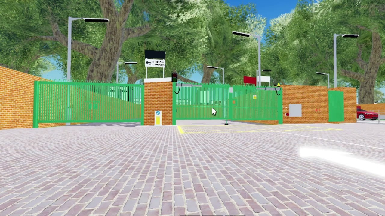 CUBEY Automation Electric Gates &ndash; Closing at LCF92 HQ