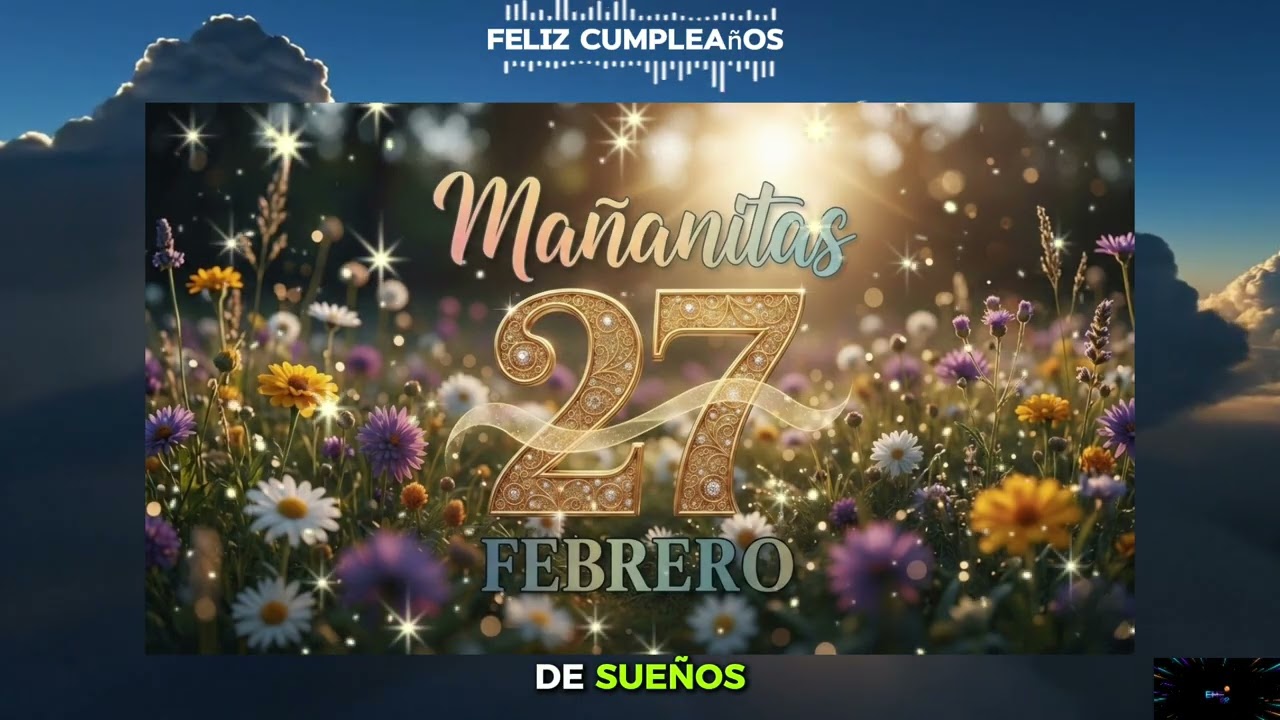  ¡Feliz Cumpleaños! 🎂 Las Mejores Mañanitas para el 27 de Febrero