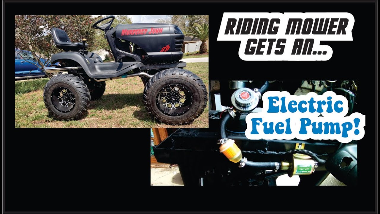 Riding Mower - Installing an Electric Fuel Pump on Murdered John