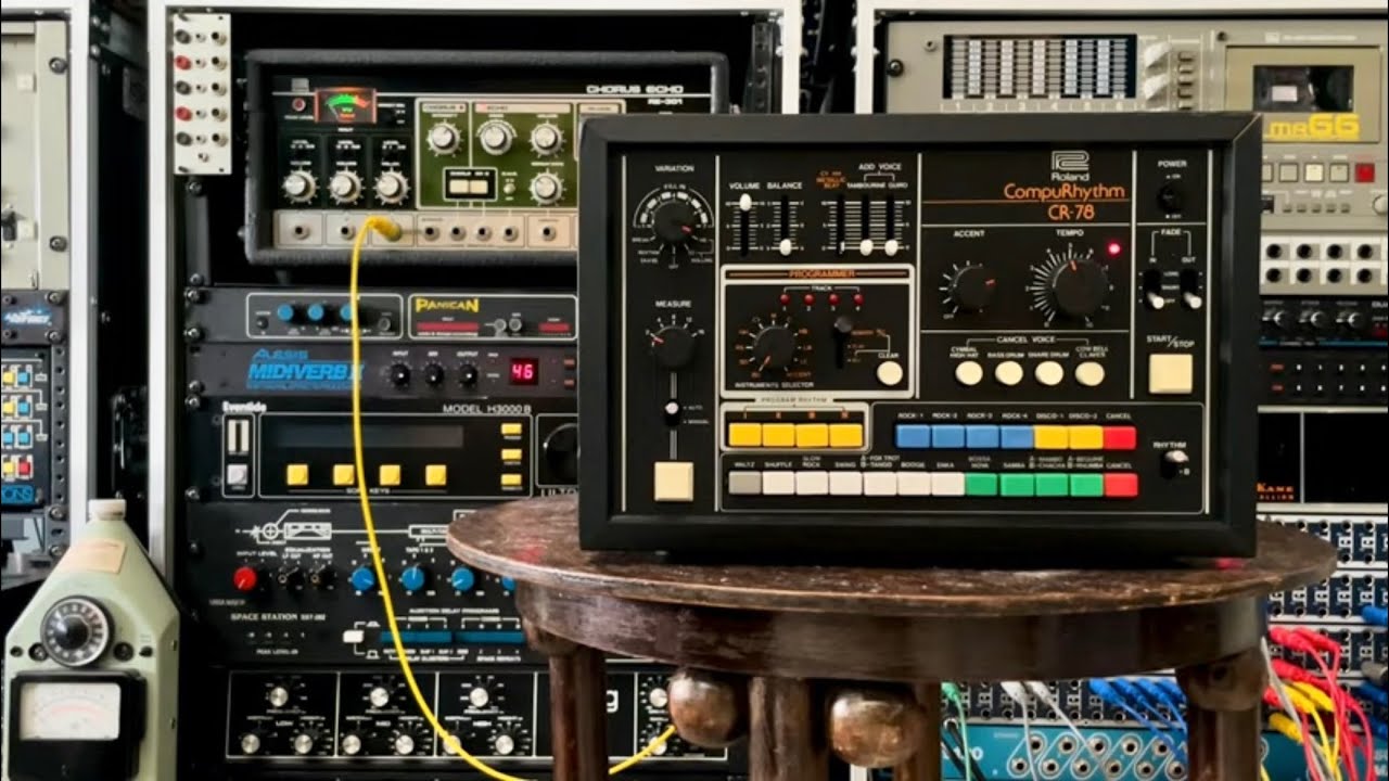2/8/26 (first beat) Roland CR-78 & RE-301 + Alesis MIDIVERB II