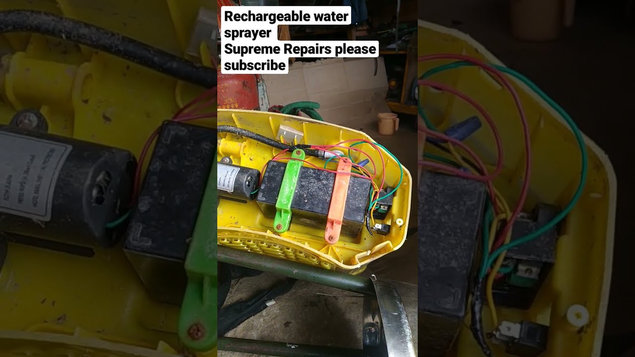 Rechargeable water sprayer