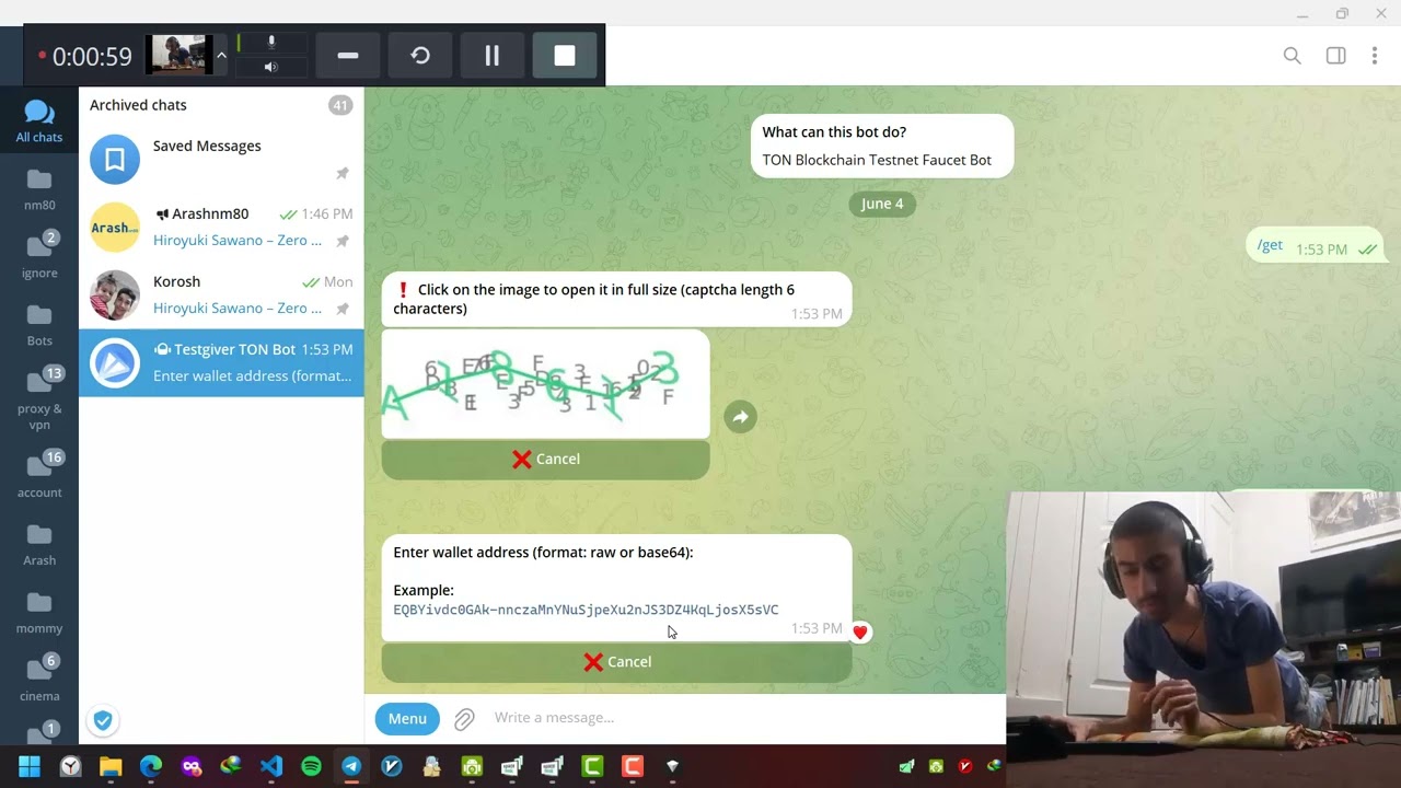 TON Testnet Free Faucet