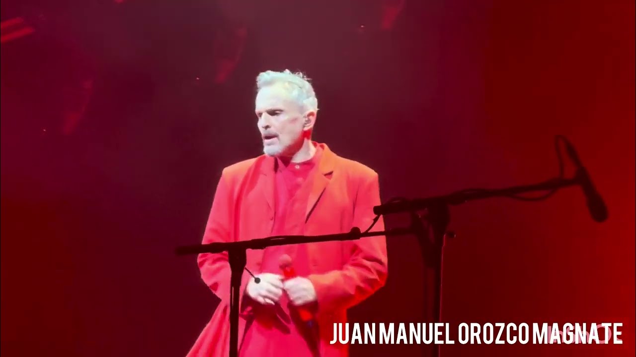 Miguel Bosé -Olvídame Tu - Importante Tour 2025 Guadalajara México 27 03 25