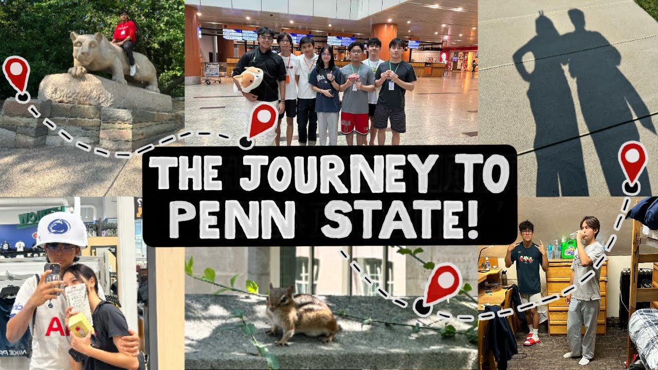 THE JOURNEY TO PENN STATE | College Vlogs Ep. 1