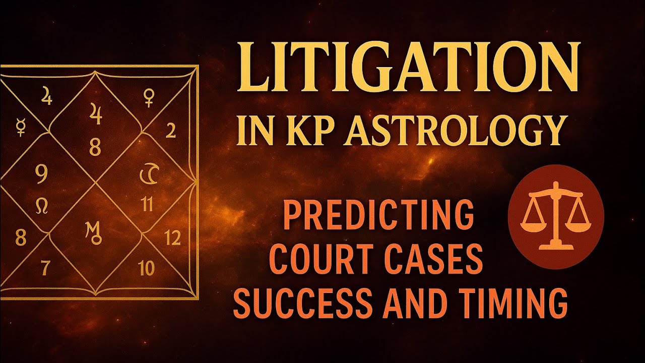 Litigation in KP Astrology | Predicting Court Cases - Success and Timing
