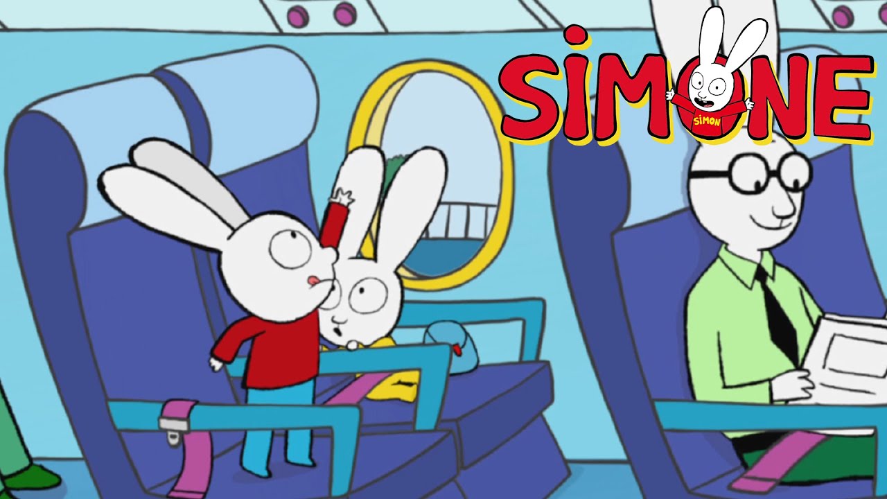 Simone e Gaspare prendono l'aereo ✈️☁️👨&zwj;✈️ | Simone | Cartoni Animati per bambini