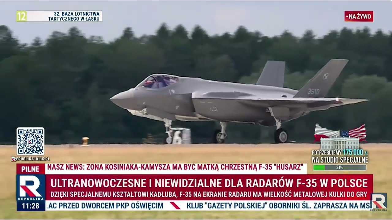 POLSKIE F-35 JUŻ SĄ! Najpotężniejsze myśliwce świata w naszej armii! [NA ŻYWO]