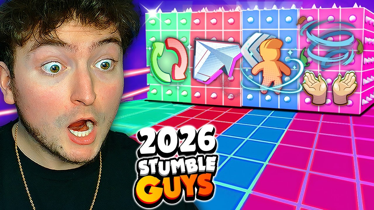 Playing With Every Stumble Guys Emote! (26 Emotes)