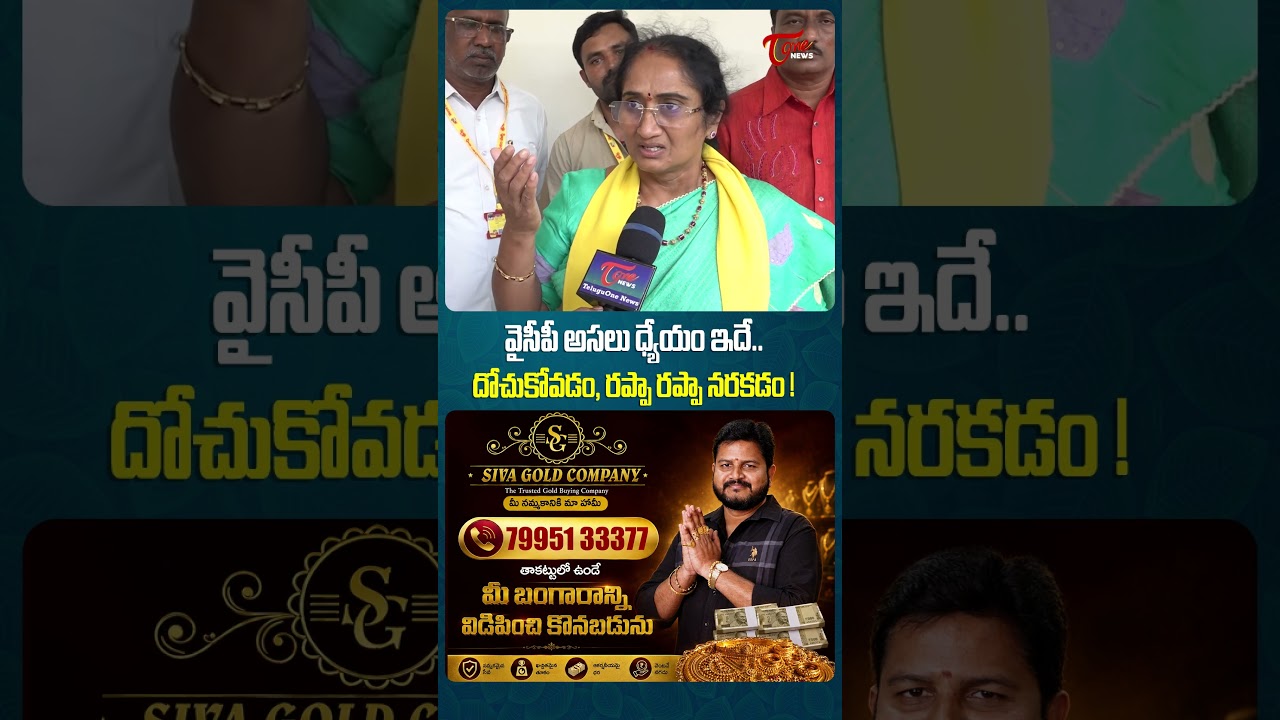 వైసీపీ అంటే దోచుకోవడం, రప్పా రప్పా నరకడం | Minister Savitha Fires On YCP Party | YS Jagan #shorts