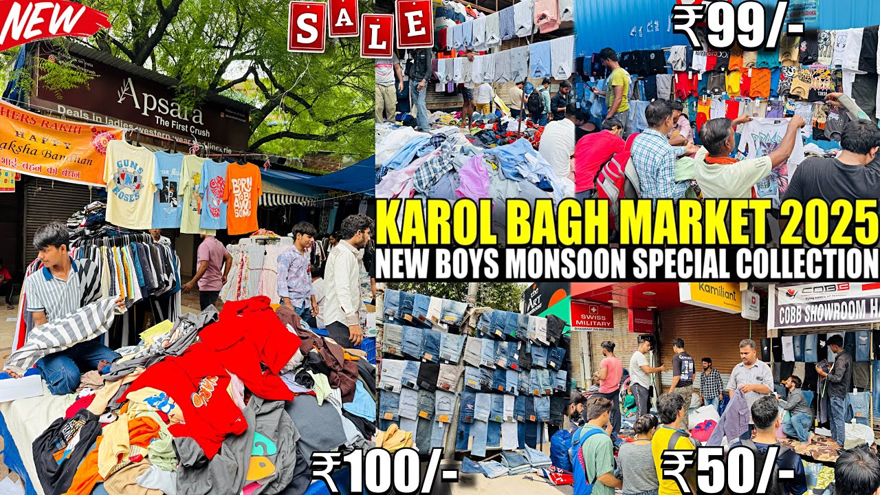 MONDAY MARKET -  Karol Bagh Delhi 2025🤯| Cheapest Shopping Market In Delhi | Best Market For Boys