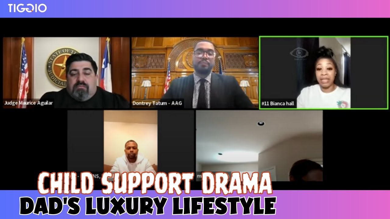 Team Tiggio Court Cases | Child Support Drama: Dad's Luxury Lifestyle vs. $297 Monthly Payment