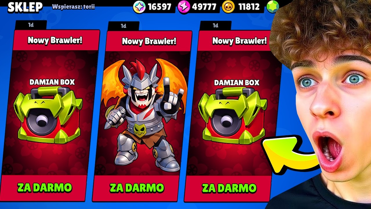 NOWE BOXY OFICJLANIE W BRAWL STARS! ✅ JAK ODBLOKOWAĆ *102 ZADYMIARZA* DAMIANA? 😱