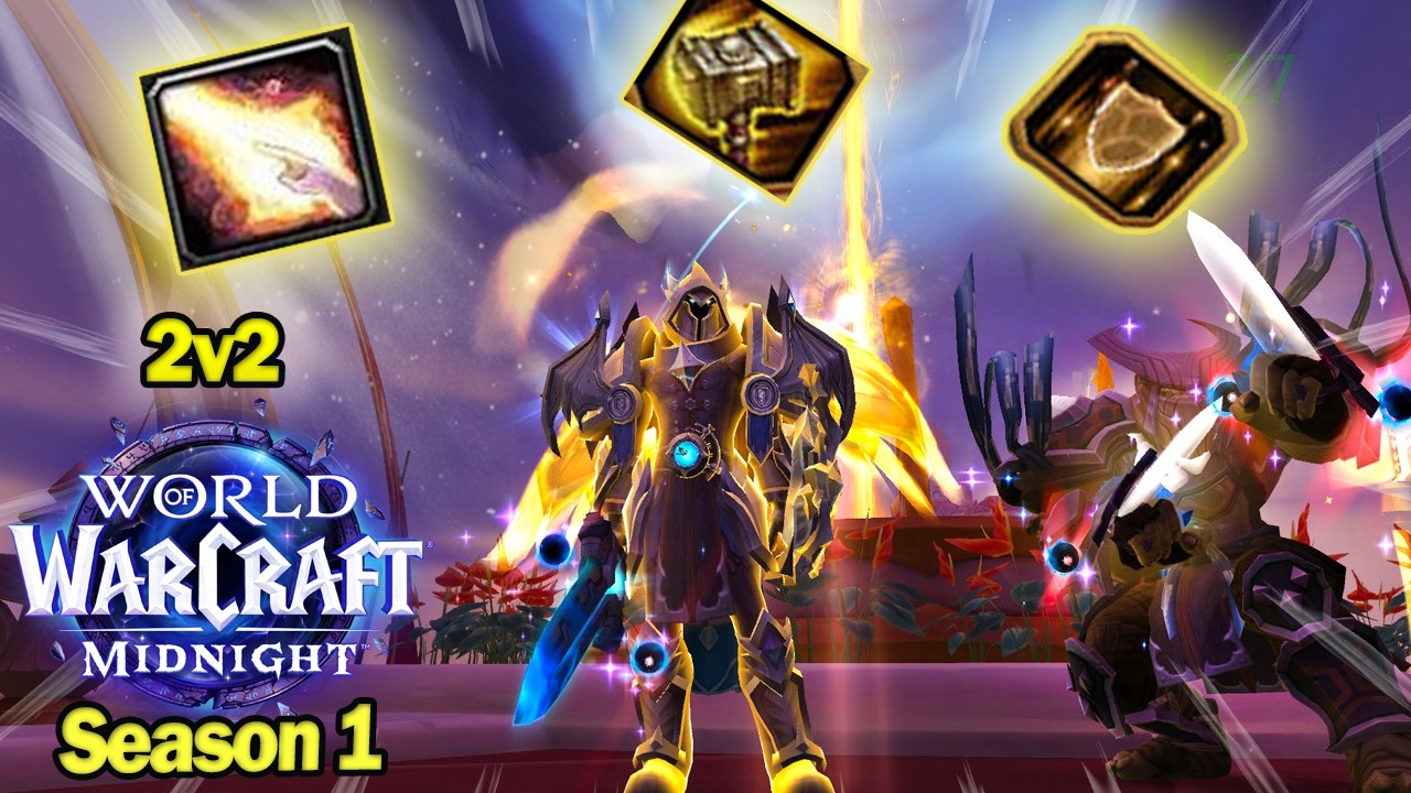 МЫ ВЕРНУЛИСЬ!! Арена PVP 2v2 для паладина Света (WoW Midnight, 1 сезон) [Патч 12.0.5]