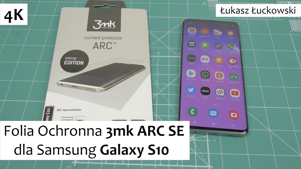 Folia Ochronna 3mk ARC SE dla Samsung Galaxy S10  | Montaż, Wrażenia, Do czego Pasuje