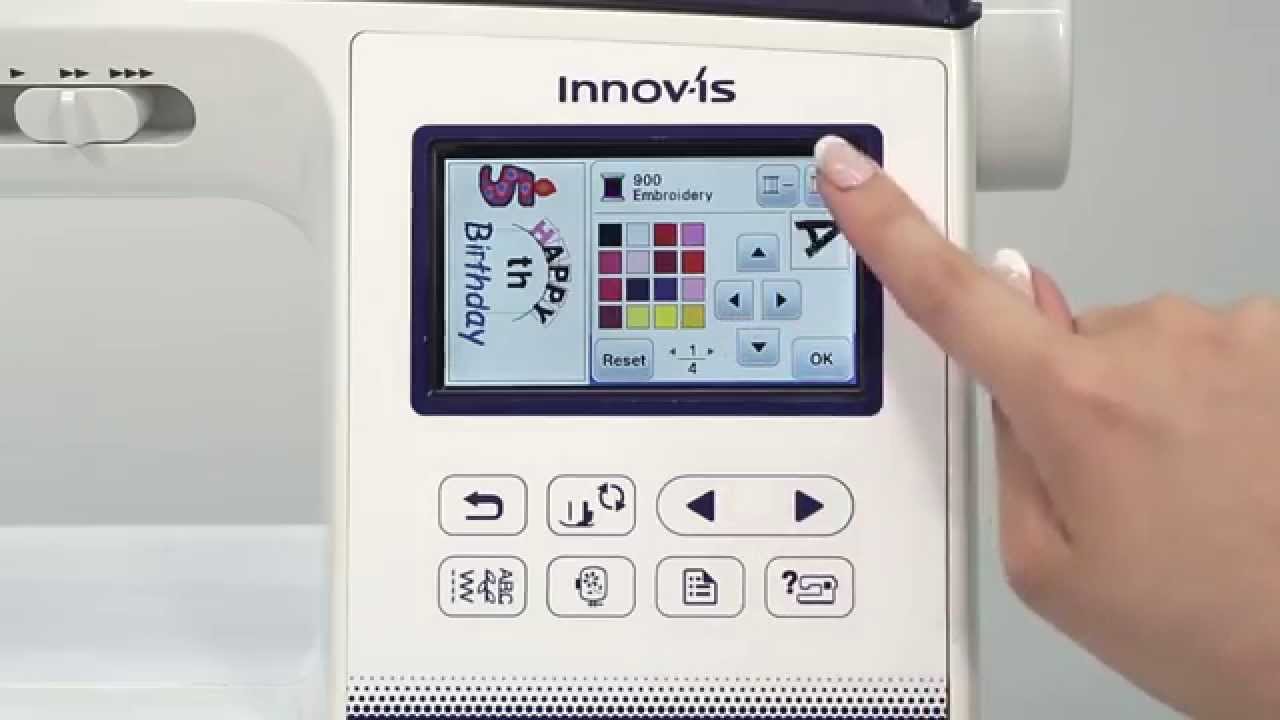 Innov-is NV800E, NV2600 Enhanced Font Editing