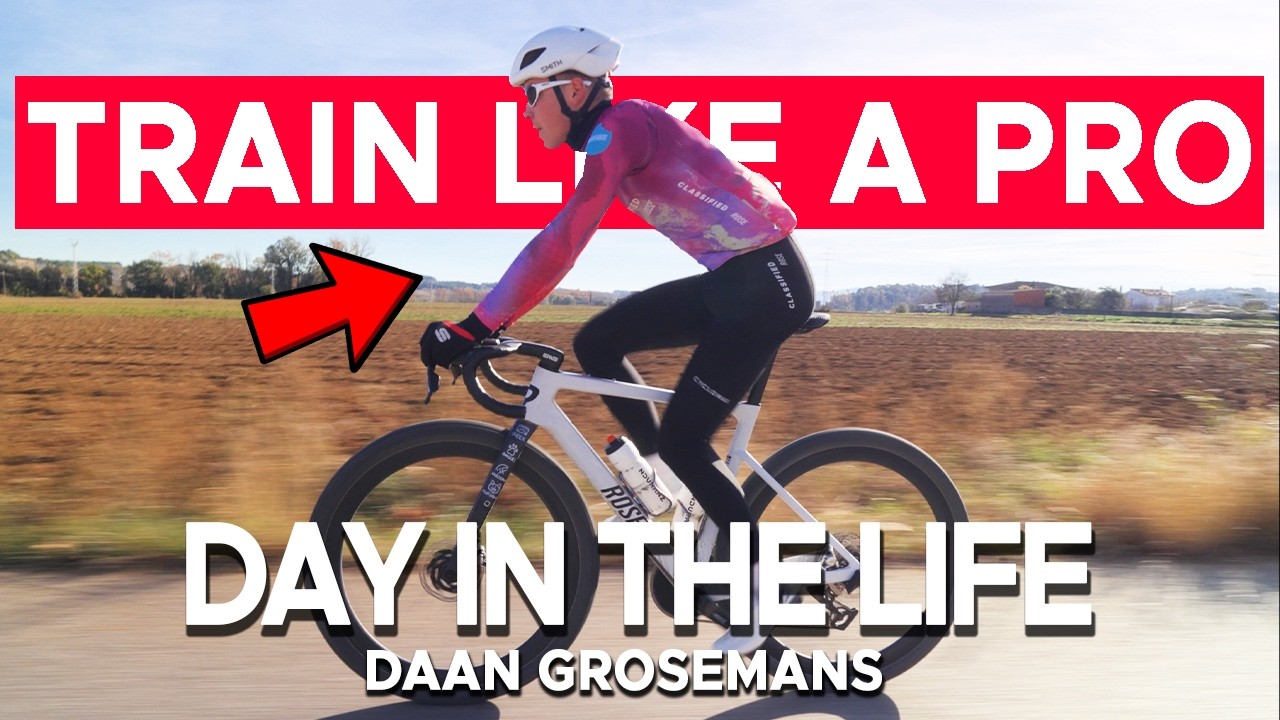 DAY IN THE LIFE OF A PROFESSIONAL CYCLIST ft. Daan Grosemans