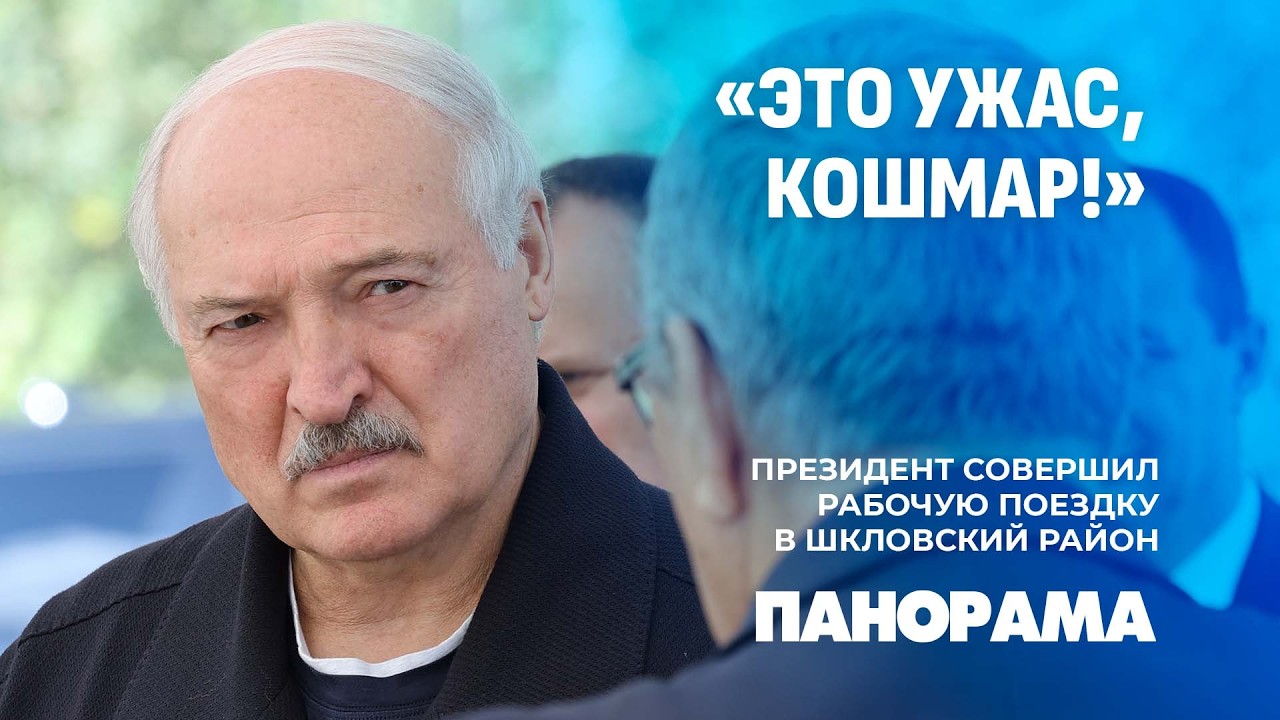 Лукашенко: Вы хотели показать, как не надо работать? Рабочая поездка Президента в Шкловский район