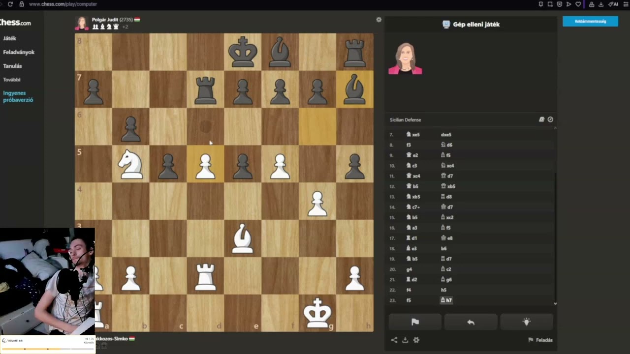 Aki alszik, aludjon rendesen! Reggeli CHESS! //LIVE VOD