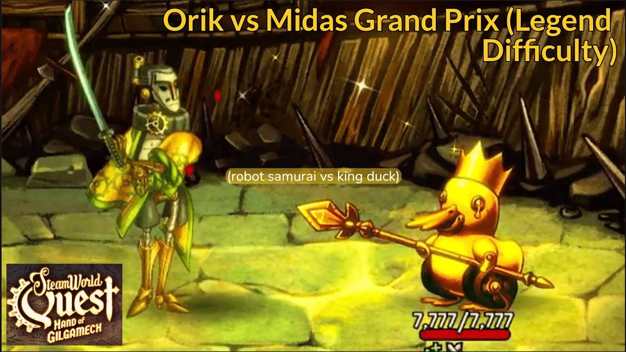 Orik vs Midas Grand Prix (Legend Difficulty) | SteamWorld Quest: Hand of Gilgamech