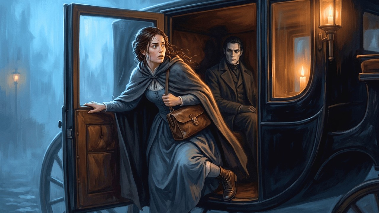 She HID in the FUNERAL CARRIAGE — the VAMPIRE KING was already INSIDE
