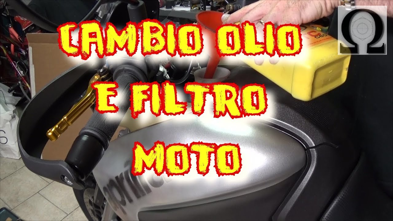 Cambio olio moto e filtro olio Aprilia Pegaso Strada 650 tutorial