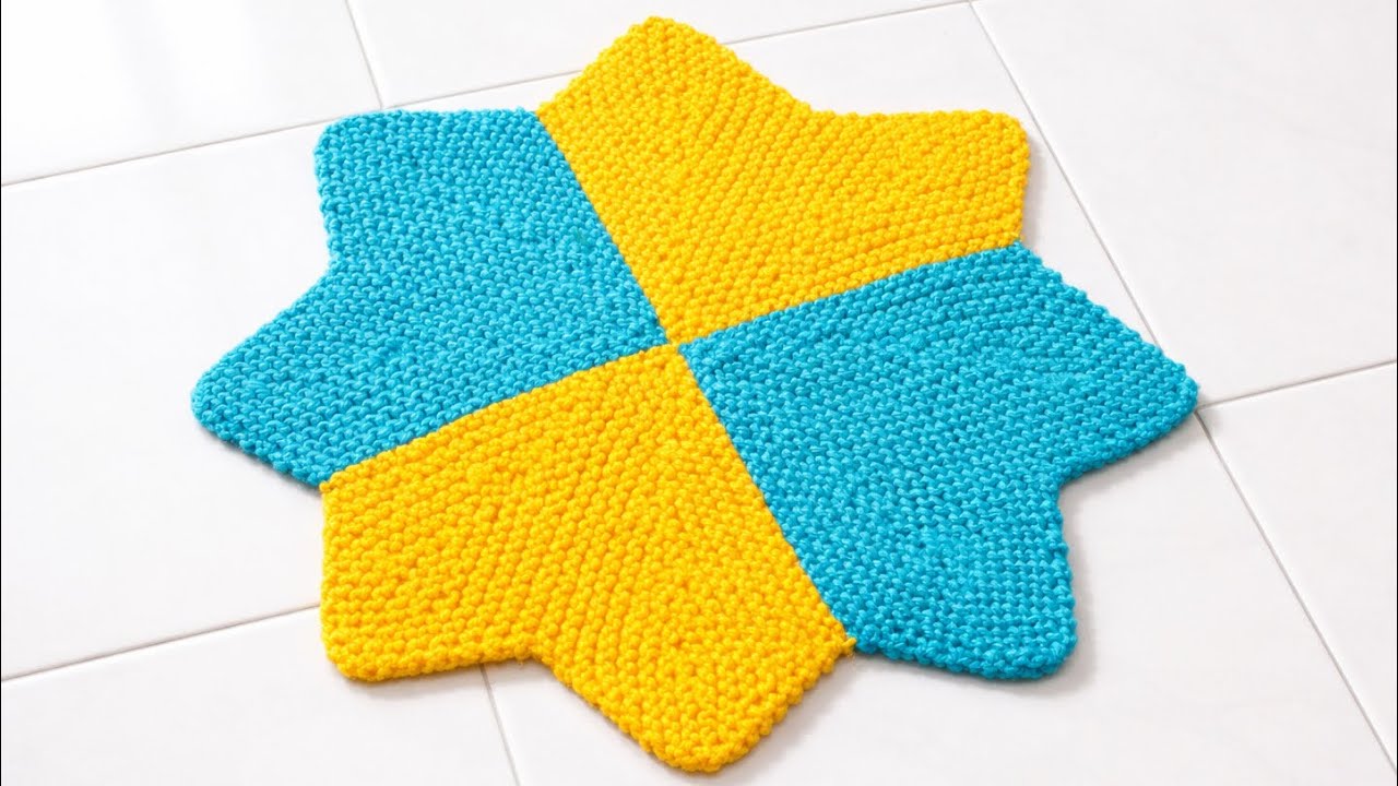 Star shape doormat banaye or apne ghar ko sajaye,New Doormat Design  pahli baar me hi ban jane wala 