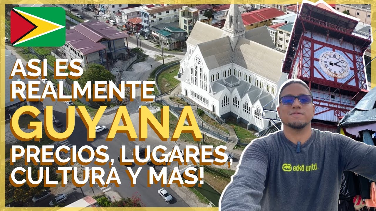Cómo es GUYANA? | La visitamos para conocer de su cultura, precios, comida y lugares turísticos 🇬🇾🇬🇧