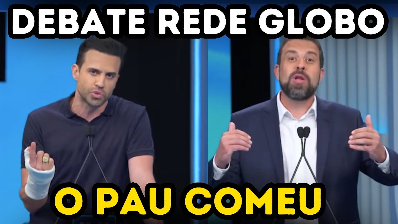 PABLO MAR&Ccedil;AL X GUILHERME BOULOS: CONFUS&Atilde;O NO DEBATE DA GLOBO
