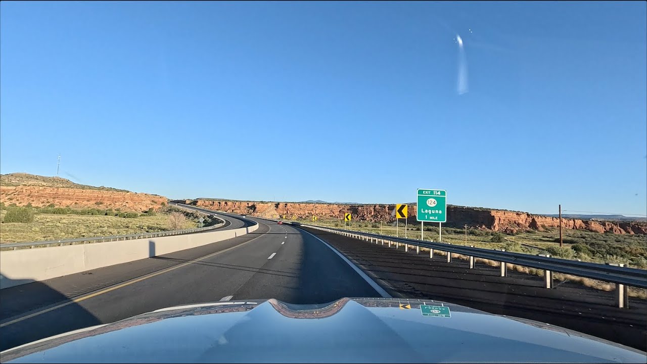 Morning Drive from Albuquerque to Gallup NM 4K