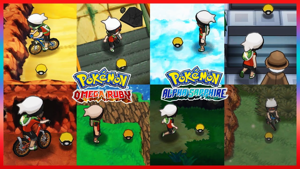 Pokemon OmegaRuby & AlphaSapphire - All TM & HM Locations