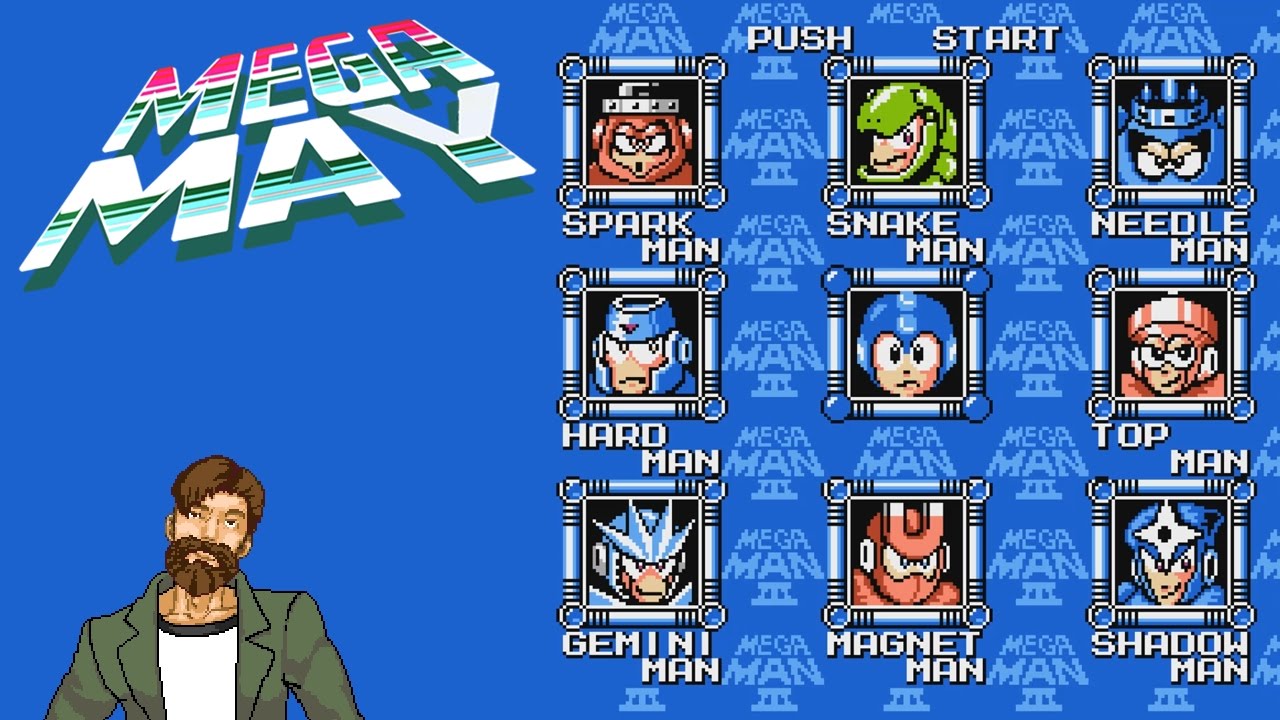 Mega May - Mega Man 3 Blind Run