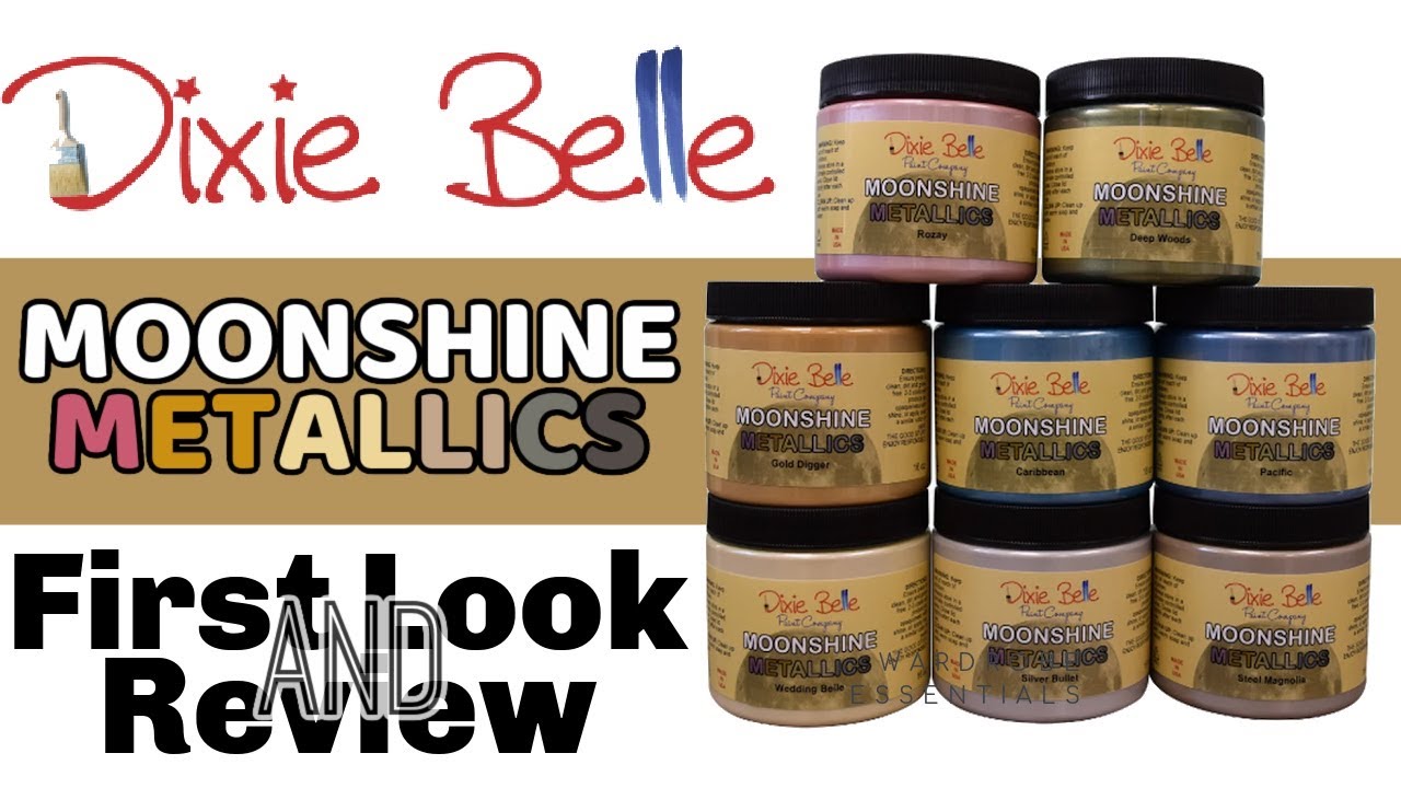 How To Use Dixie Belle Moonshine Metallic Paint