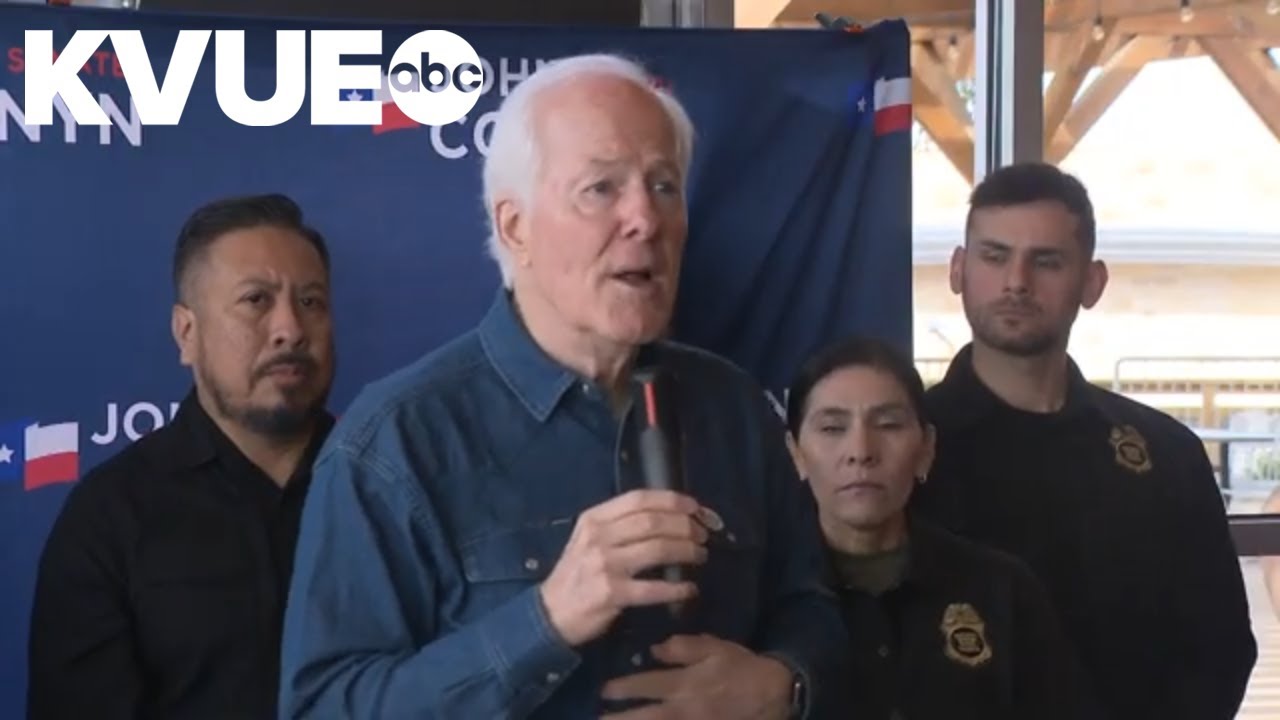 US Sen. Cornyn holds rally as early voting begins for Texas primary election